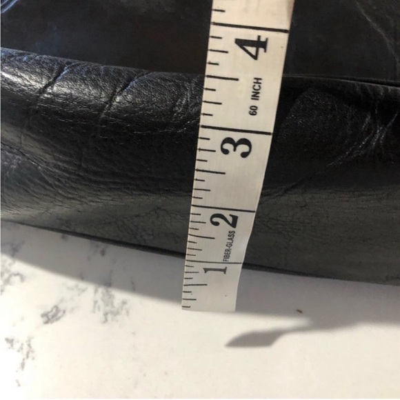 CLAVA America shoulder black leather bag - Picture 5 of 12